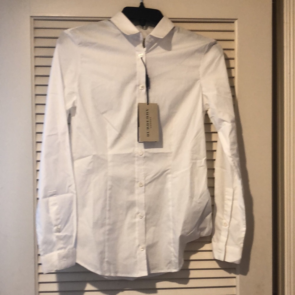 Burberry Classic White Long Sleeve Shirt 🇬🇧
